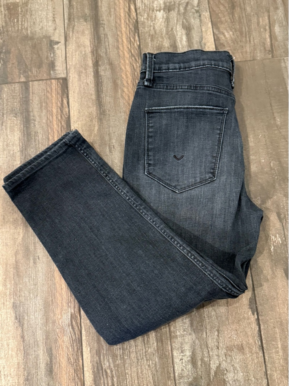 Hudson Jeans Women's Straight Leg - Washed Black/Gray